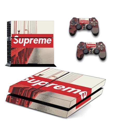 Skin Ps4 Supreme (685) Consola+2 Skins Controles - $ 12 700 En Skin Ps4 Supreme (685) Consola+2 Skins Controles - $ 12 700 En