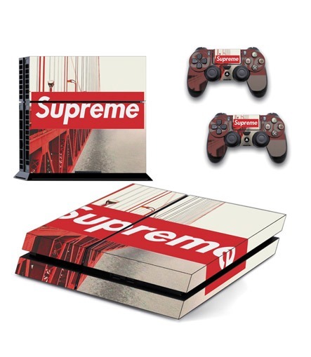 Skin Ps4 Supreme (685) Consola+2 Skins Controles - $ 12 700 En