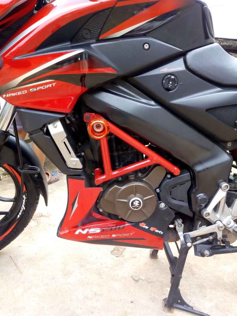 Slider Pulsar 200 Ns Slider Jaula Deslizadores Pulsar 200ns Protector De Motor - $ 1,200.00
