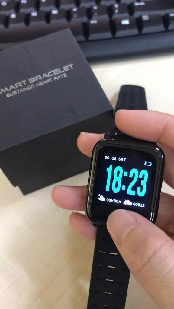 smart bracelet sustained heart rate a6