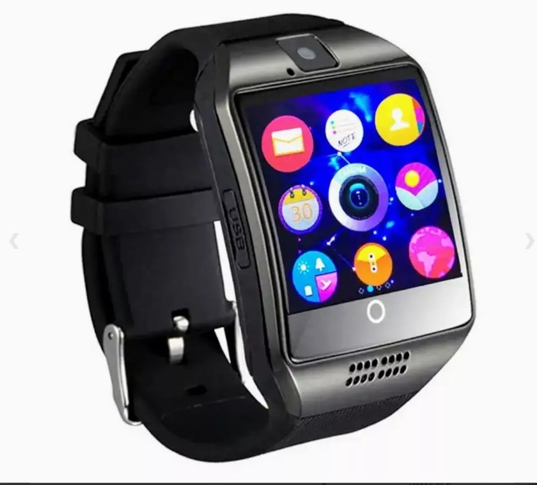 Smart Watch Q18 Com Bluetooth Suporte Sim Câmera Gsm - Preto - R$ 99,90 em Mercado Livre