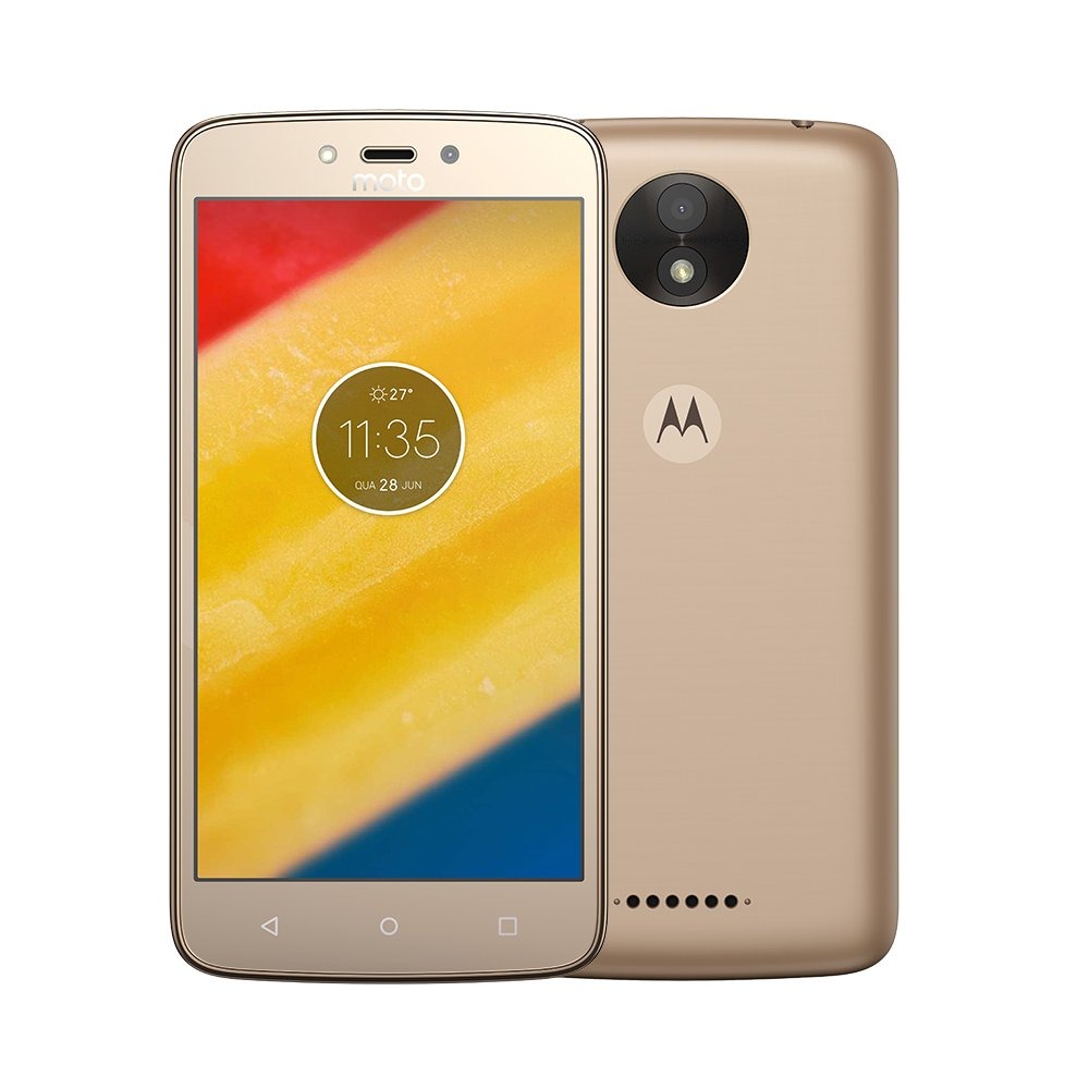 Smartphone Motorola Moto C Plus Xt1726 Ouro - R$ 479,00 em Mercado Livre