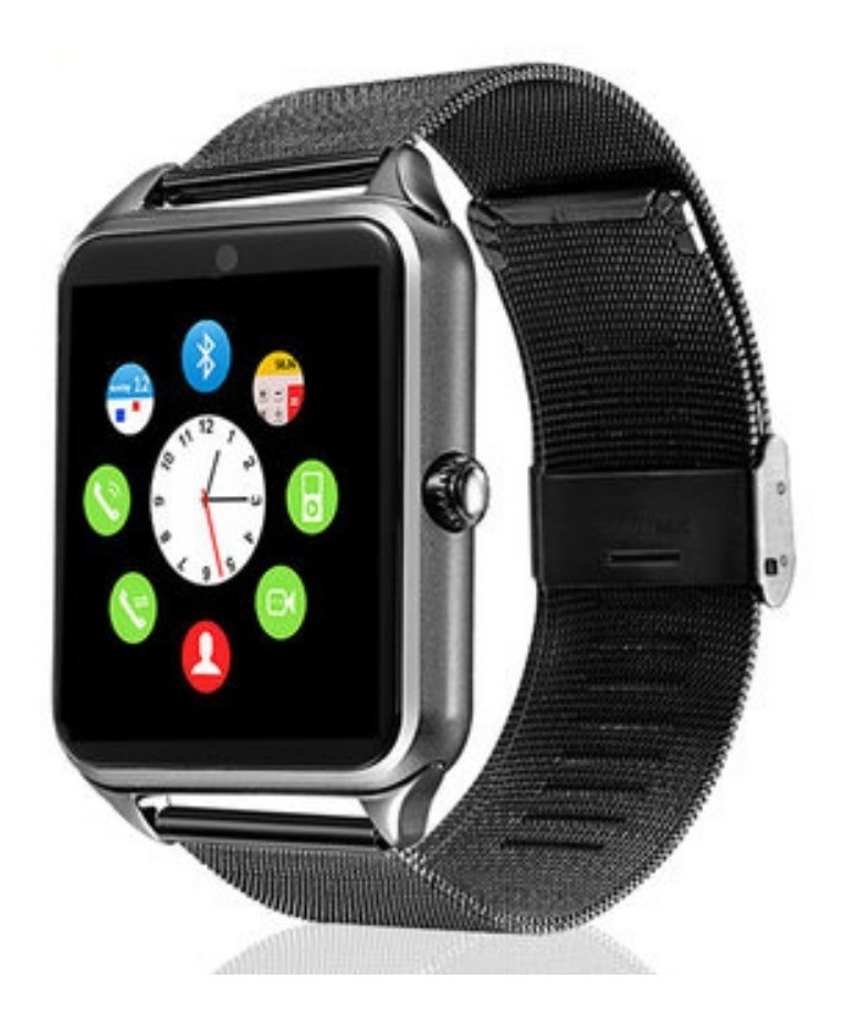 Smartwatch Metalico Reloj Inteligente Celular Sim Bluetooth - $ 379.00 en Mercado Libre