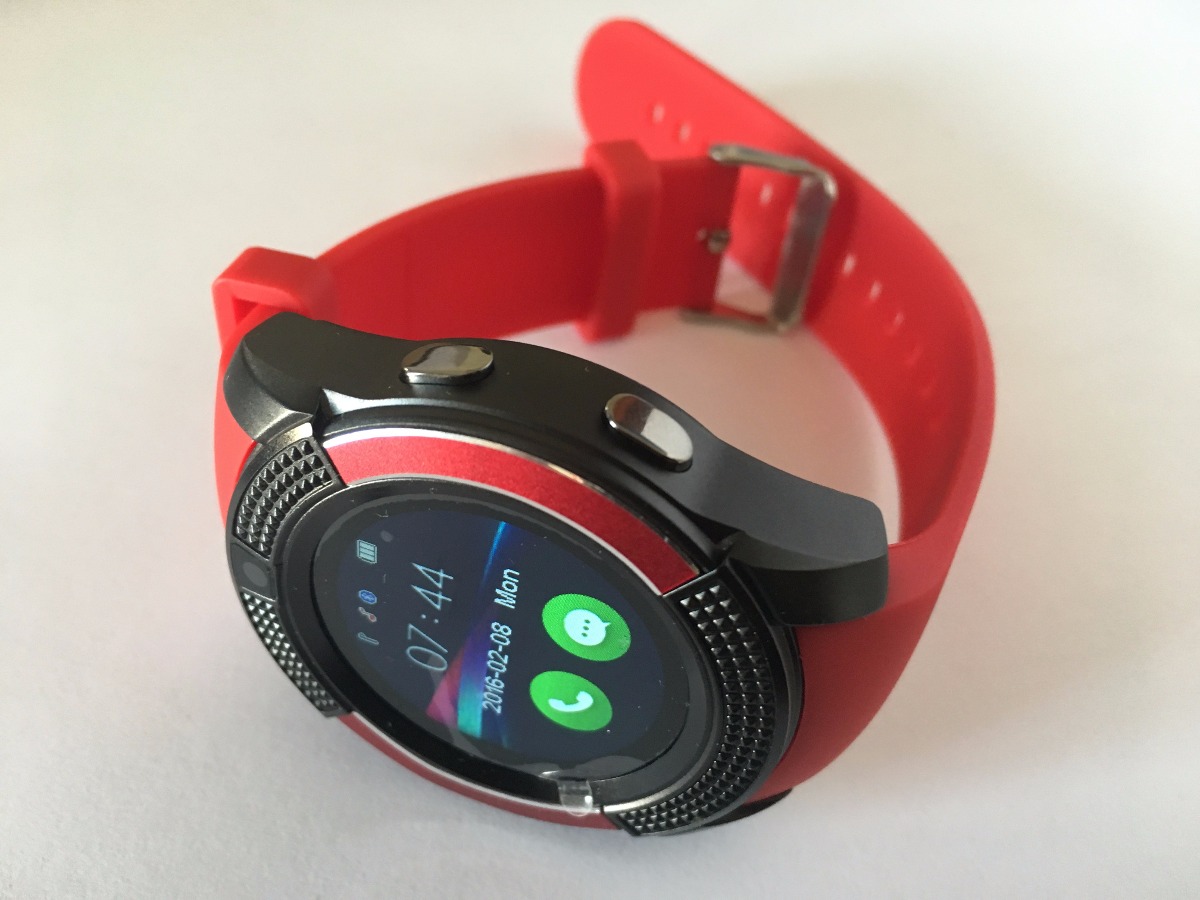 Smartwatch Reloj 360 Cámara Notificaciones Sim Microsd V8 - $ 399.00 en Mercado Libre