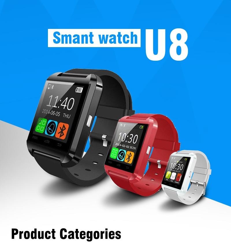 Smartwatch U8 Ios Android Camara Sd Mayoreo Envio Gratis 