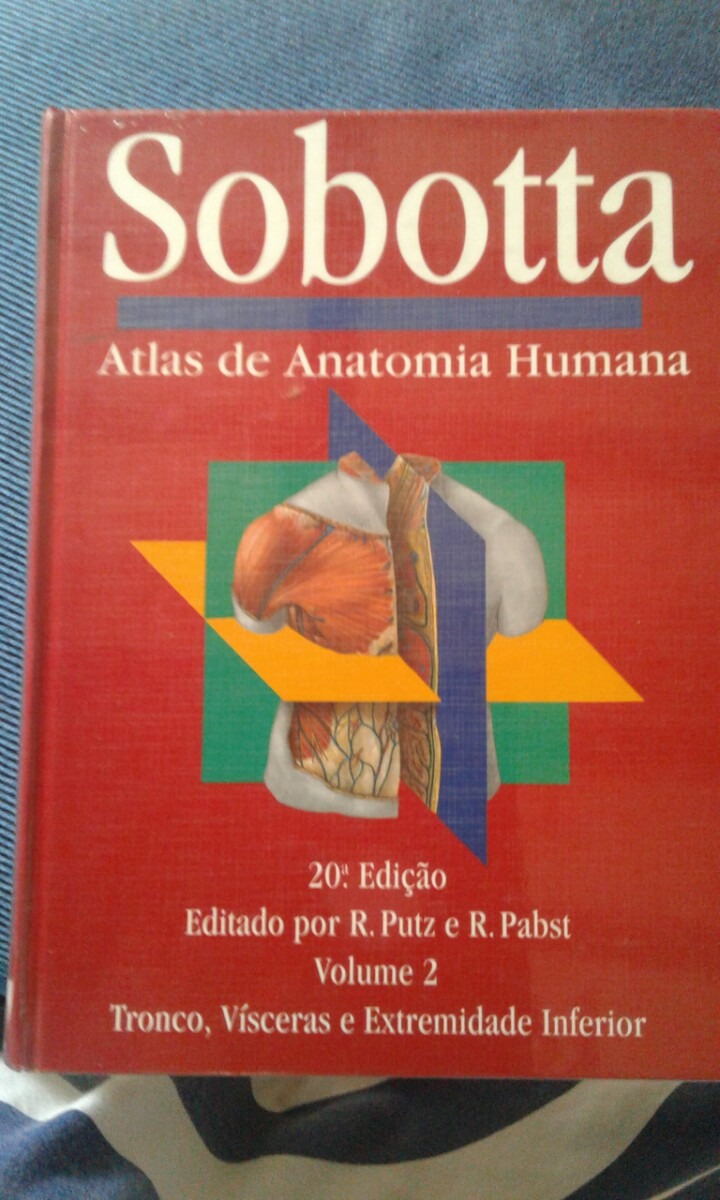 Livro de anatomia usado