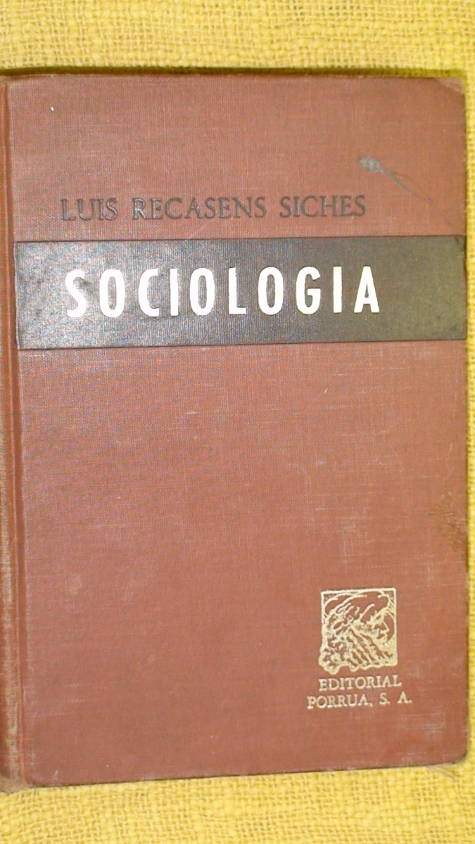 luis recasens siches sociologia