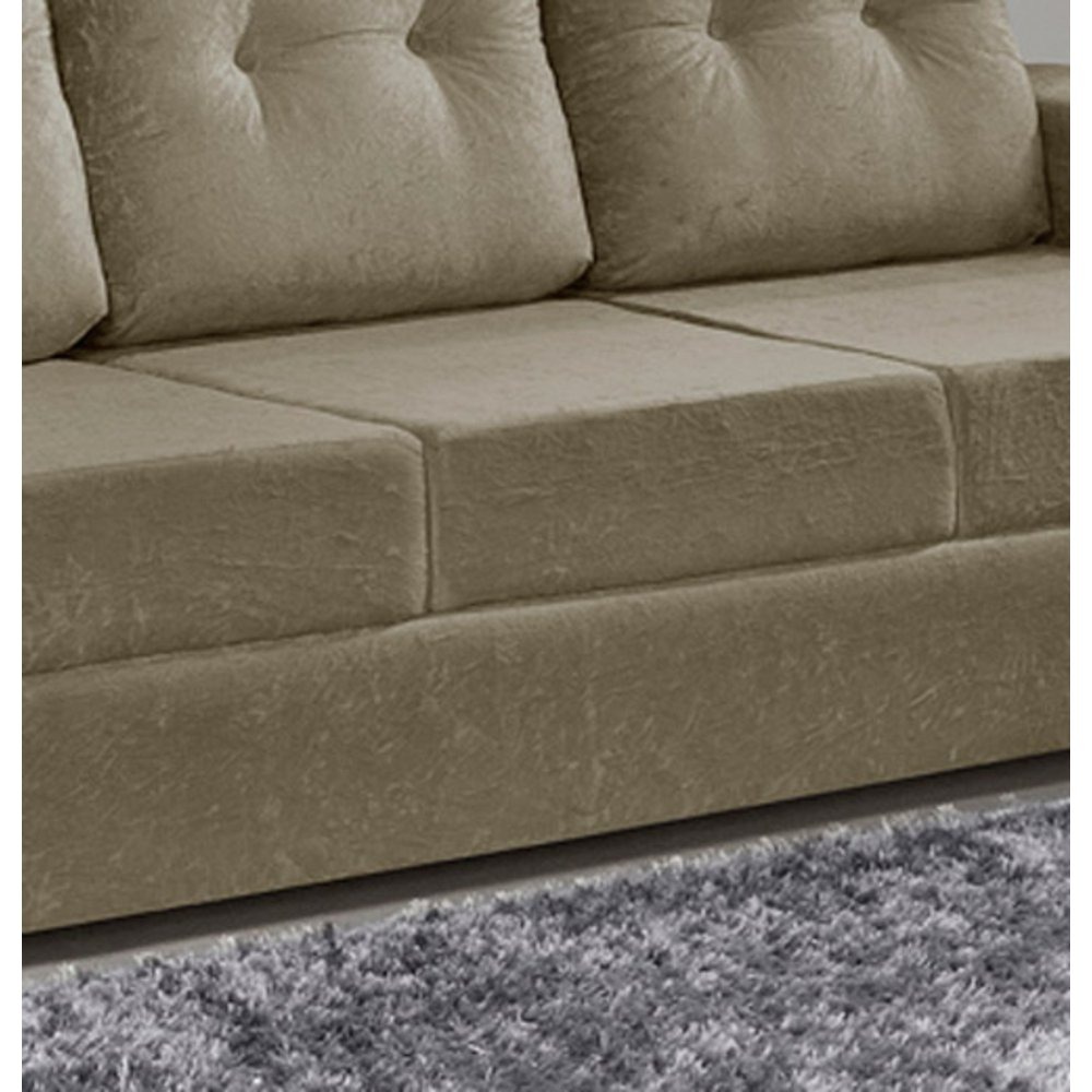 sofá beneton 2 3 lugares suede amassado castor hellen sof 225 american confort 3 lugares suede amassado castor r sofá beneton 2 3 lugares suede amassado castor hellen sof 225 american confort 3 lugares suede amassado castor r