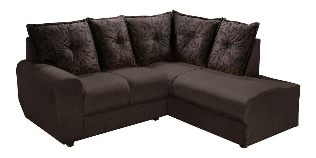 Sofá Canto American Comfort Alaska Composê Tecido Chenille R Sofá Canto American Comfort Alaska