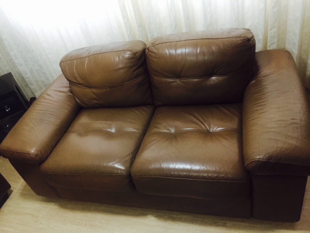 sofa l usado sof 225 de couro 3 e 2 lugares usado r 990 80 em mercado sofa l usado sof 225 de couro 3 e 2 lugares usado r 990 80 em mercado