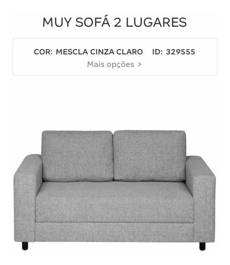 Sofá Muy Tok Stok R 600 00