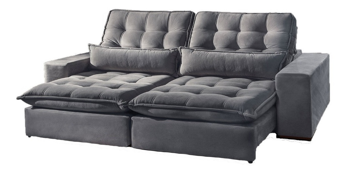 Sofá Retrátil E Reclinável Taurus C Pillow Top 2 30 Metros R Pillow Top 2 30 Metros