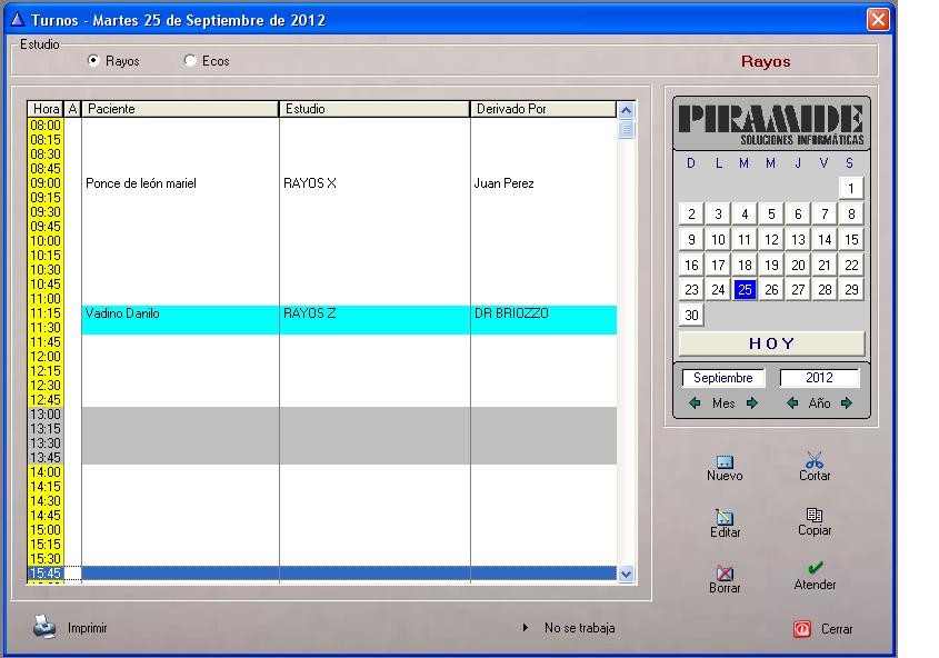 Software para turnos medicos Software para turnos medicos
