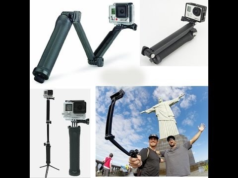 para GoPro HD telescopio trípode Monopode extraíble monopie vara trípode