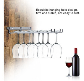 para Colgar en la Pared MyGift Soporte de Pared para 12 Copas de Vino de Madera