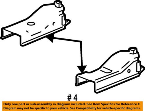 Genuine GM 22660577 Radiator Support Bracket