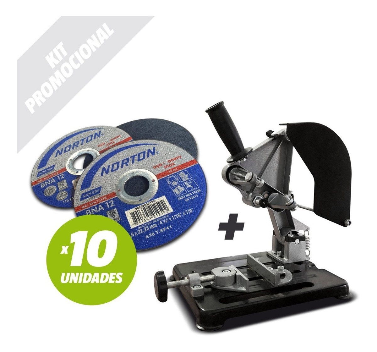 Soporte Para Amoladora Caja De Discos 115 X 16 10 Un