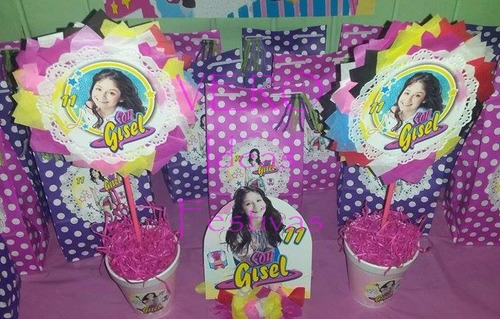 soy luna , candy bar cumple completo para 20 niños