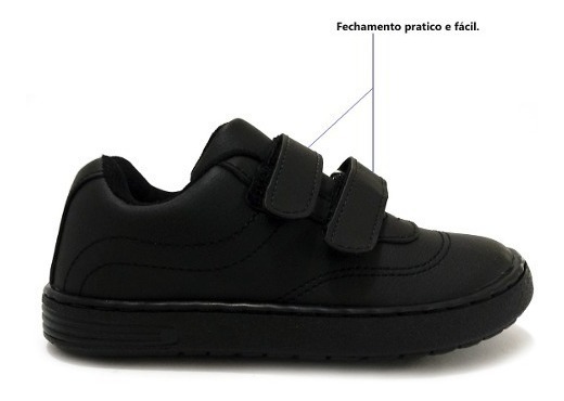 tênis preto feminino infantil