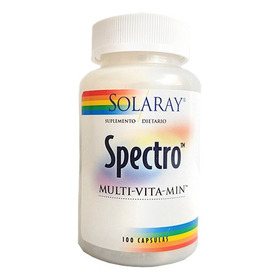 Spectro Solaray 100 Cáp. Supplemento Vitaminas Y Minerales