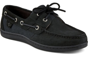 Sperry Topsider Negros Con Brillos