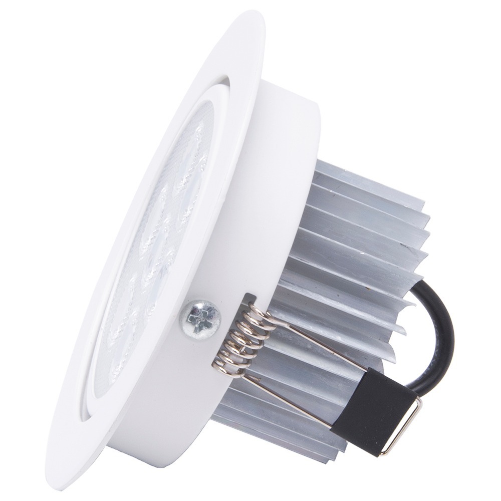 Spot Led Embutir Redondo 7w Spot Redondo Super Led 7w Embutir Direcionavel Branco Frio - R$ 17,90