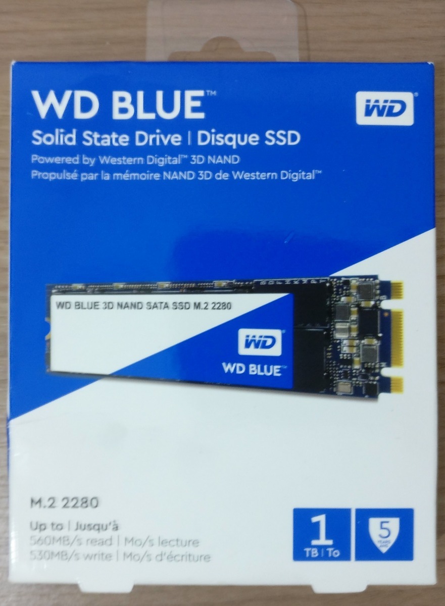 SATA III 6 Gb//s M.2 2280 SSD WDS100T2B0B WD Blue 3D NAND 1TB PC SSD