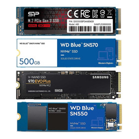 Ssd Silicon Power Wd Blue Samsung Kingston 500gb 1tb M2 Nvme