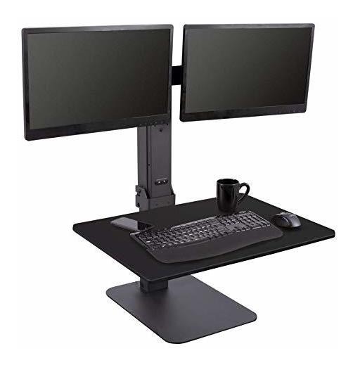 Stand Up Desk Store 28 Inch Power Rise Electric Adjustable