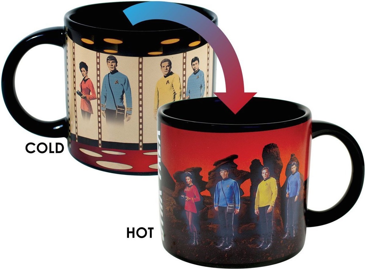 Cambiador Café Añadir De Calor Star O Trek Transporter Mug PN0Xnw8Ok