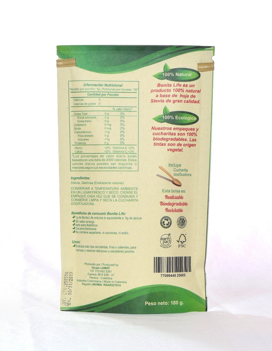 Stevia Pulverizada 180gr + 1kilo De Hoja Deshidratada Stevia Pulverizada 180gr + 1kilo De Hoja Deshidratada