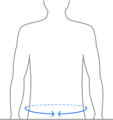 Contorno de la cadera