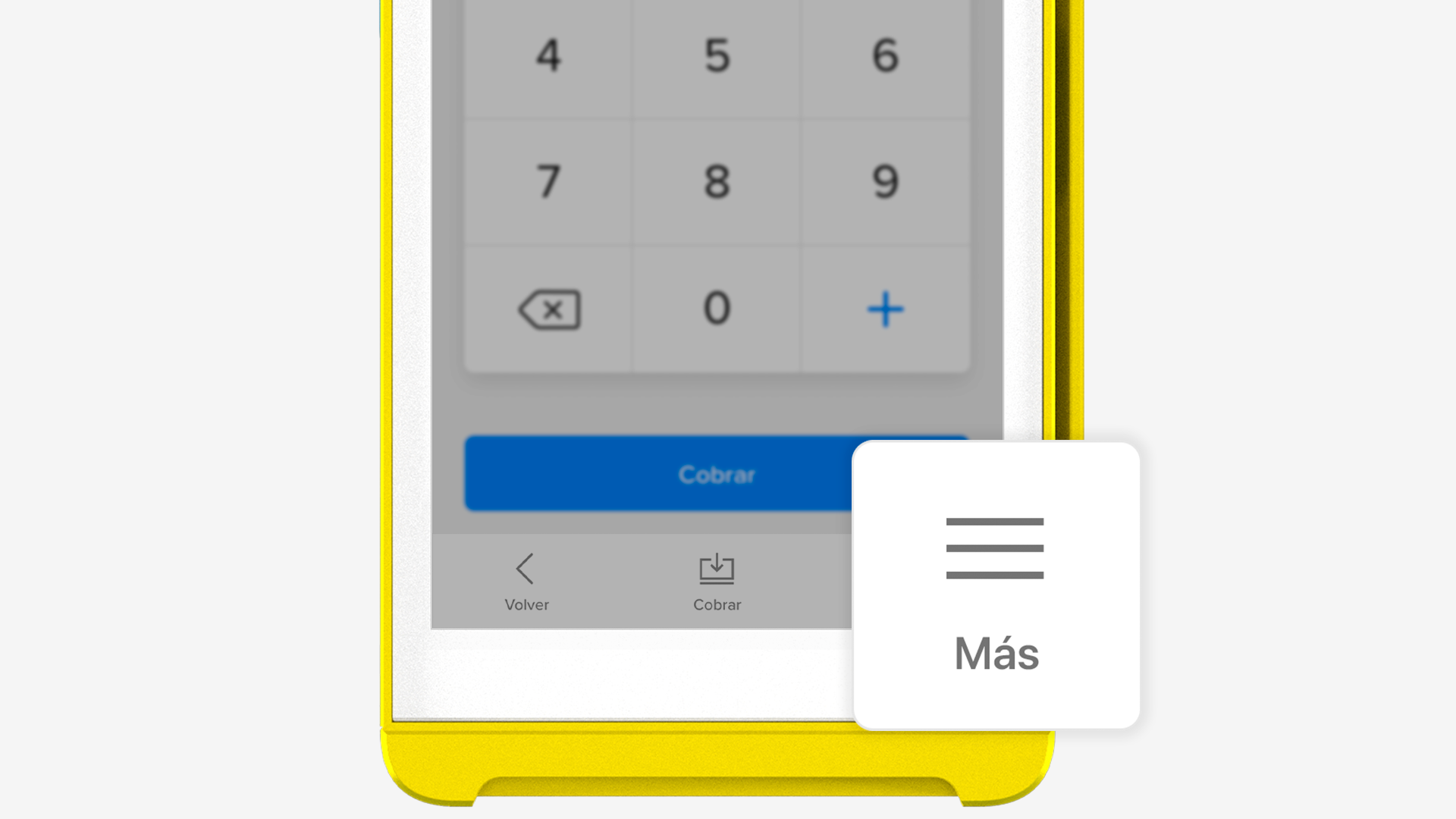 Ícono “Más” en Point Smart