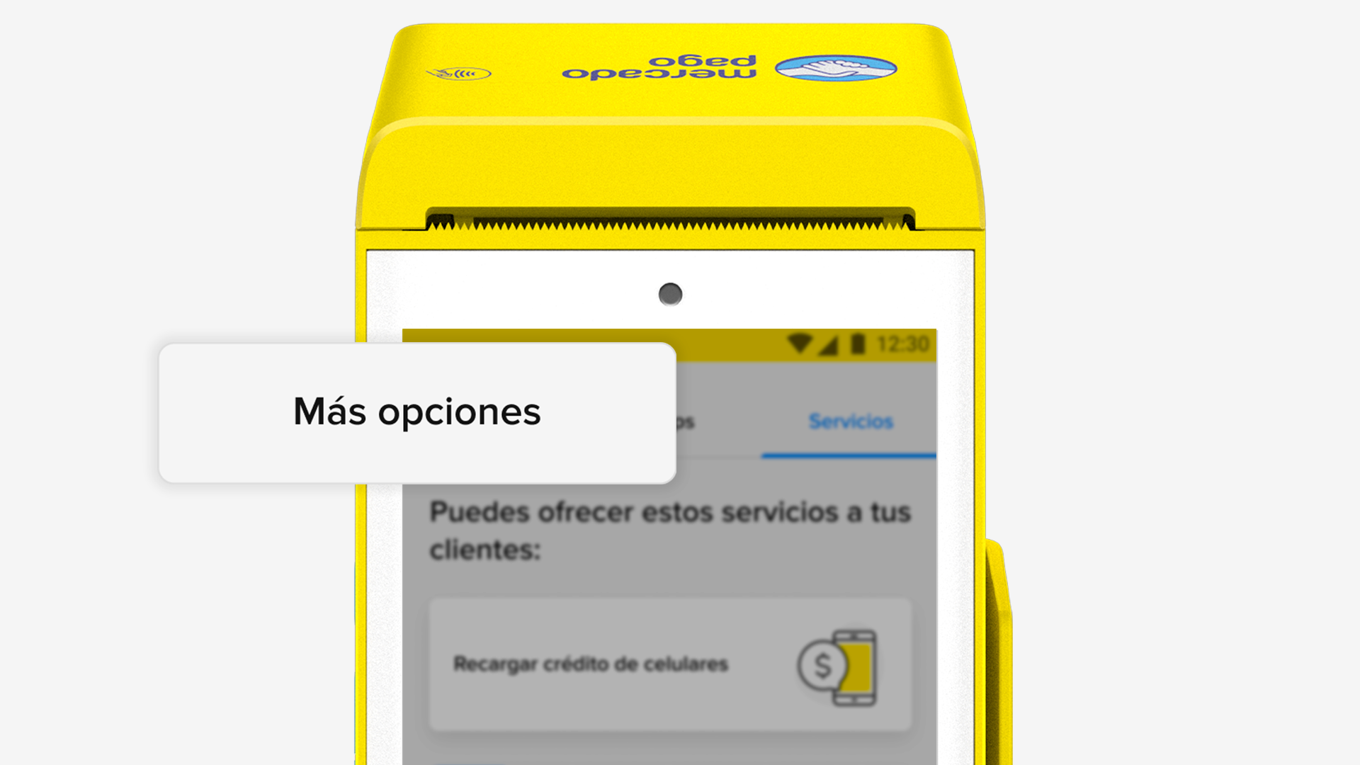Sección “Más opciones” en Point Smart