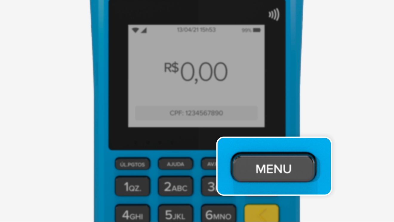 Botão Menu em Point Pro 2
