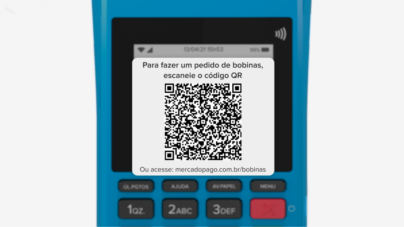 Código QR na Point Pro 2