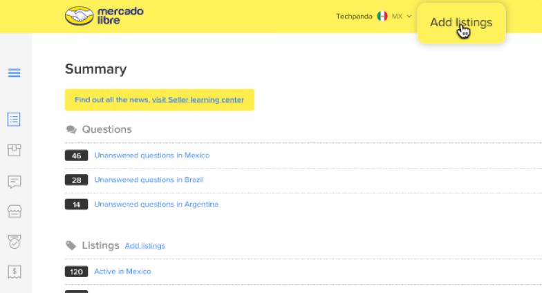 Mercado Libre - How to list my products