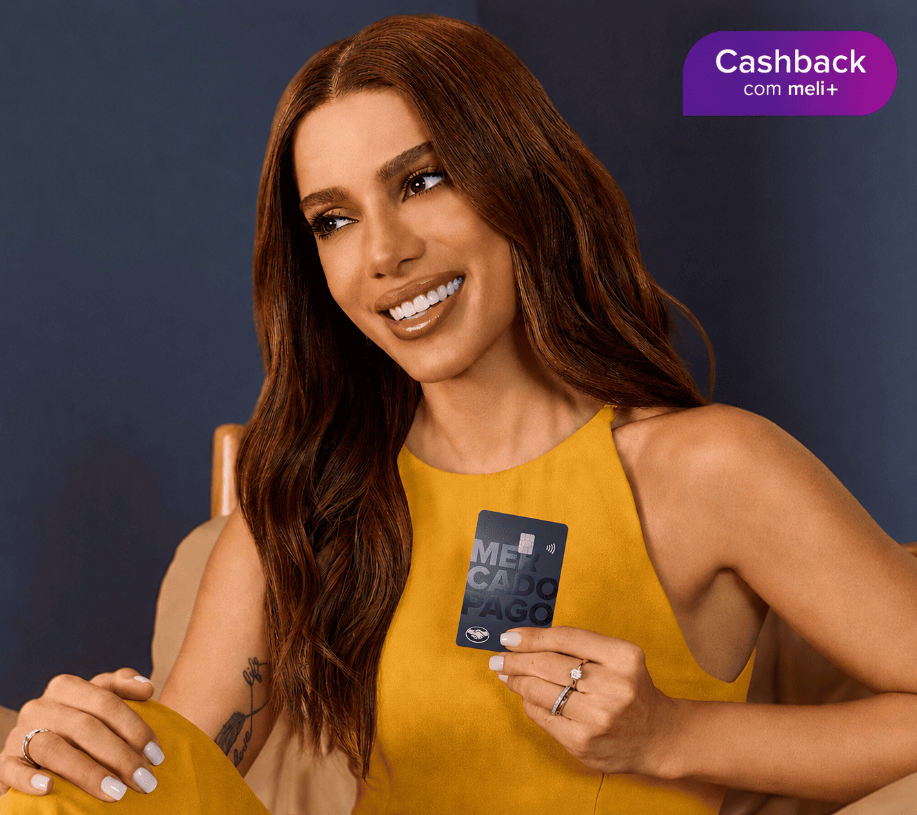 Cashback em dobro com meli+ no cartão Mercado Pago Visa.