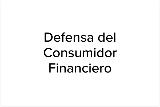 Defensa del Consumidor Financiero