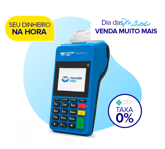 Aceite cartão, Pix e pagamento por aproximação. Maquininha sem aluguel. Internet grátis e Wi-fi, longa duração de bateria. Não precisa de celular.