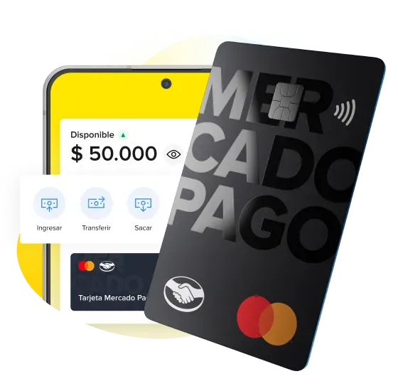Tarjeta prepaga Mercado Pago, virtual y física, que podés usar con tu saldo disponible en la app.