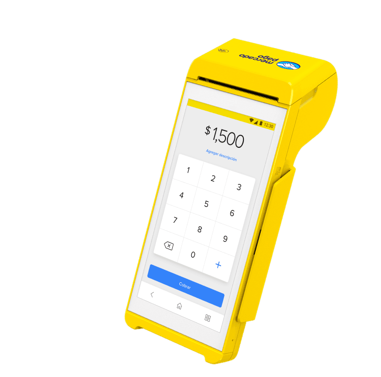 Terminal Point Smart 2 mostrando un cobro de $1,500