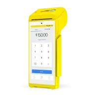 La terminal Point Smart con comprobante siendo impreso