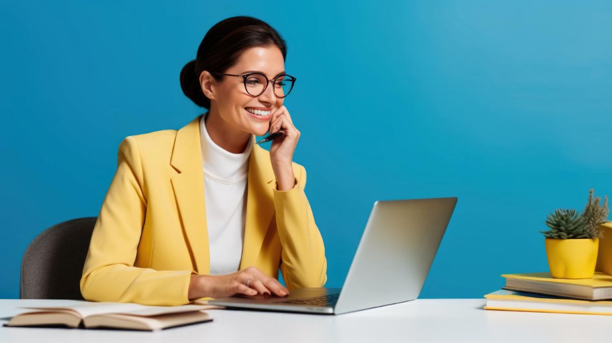 Mulher feliz após implementar o Checkout sem Barreiras no seu site