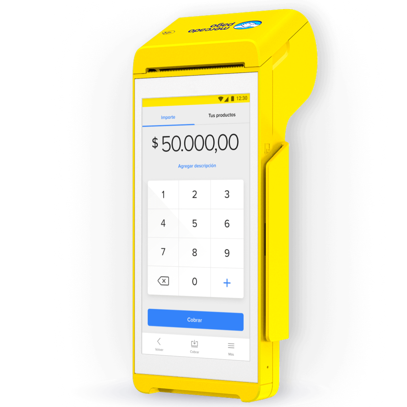 Terminal Smart Point de Mercado Pago integrada con sistema de gestión Dexo para cobros con tarjeta