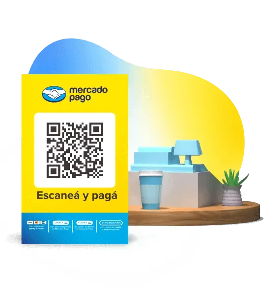 Kit QR oficial Mercado Pago.