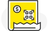 Uma mão segurando celular com ícone de dinheiro, ilustrando crédito sob medida.