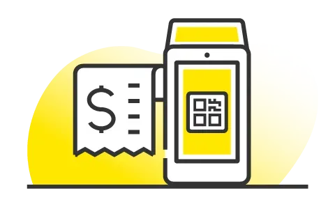 Ilustración de point con qr