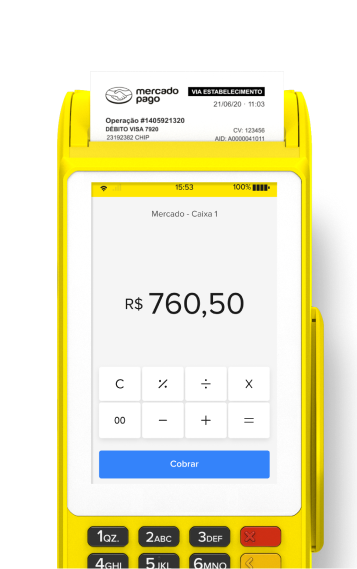 Maquininha Point Pro 3 Mercado Pago