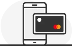 Ilustración de celular con un billete con una flecha hacia abajo simbolizando un retiro